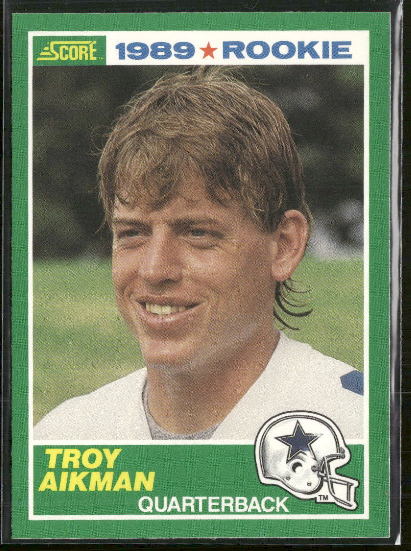 1989 Score Troy Aikman Rookie #270