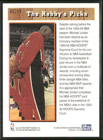 1993-94 Hoops Supreme Court Michael Jordan #SC11