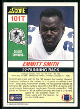 1990 Score Rookie & Traded Emmitt Smith Rookie #101T