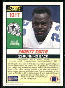 1990 Score Rookie & Traded Emmitt Smith Rookie #101T