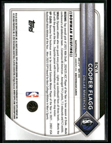 2025-26 Bowman Chrome Cooper Flagg #BCV-1