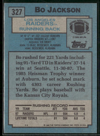 1988 Topps Bo Jackson Rookie #327