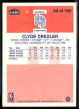 1986-87 Fleer Clyde Drexler Rookie #26