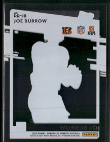 2020 Panini Chronicles Clearly Donruss Rated Rookies Joe Burrow #RR-JB