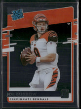2020 Panini Chronicles Clearly Donruss Rated Rookies Joe Burrow #RR-JB