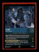 Disney Lorcana Promo Cards Scar - Eerily Prepared #21