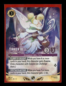 Disney Lorcana Promo Cards Tinker Bell - Snowflake Collector #34