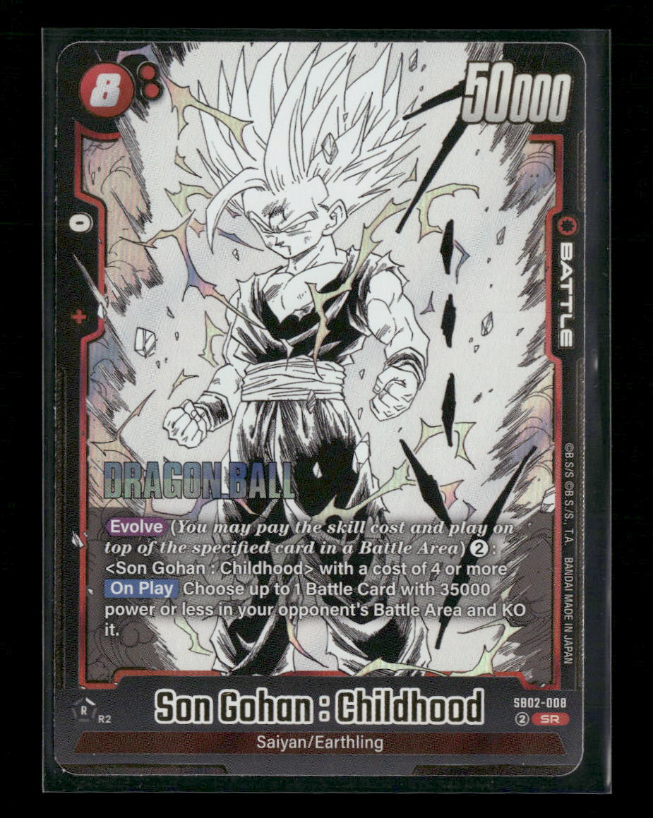 SB02: Manga Booster 02 Son Gohan : Childhood #SB02-008