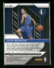 2018-19 Panini Prizm Jalen Brunson Rookie #250