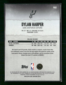 2025-26 Topps Signature Class Yellow Dylan Harper Rookie #/399 #102