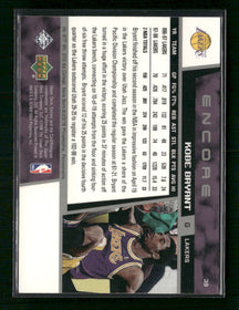 1998-99 Upper Deck Encore Kobe Bryant #39
