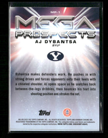 2025-26 Bowman Mega Prospects AJ Dybantsa #MP-1