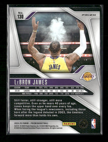 2024-25 Panini Prizm Prizms Ice LeBron James #130