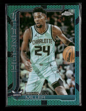 2025-26 Topps Chrome Aqua Basketball Refractor Brandon Miller #/199 #89
