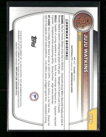2025-26 Bowman Prospects Purple Pattern Border Juju Watkins #/199 #BPP-96
