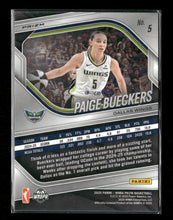 2025 Panini Prizm WNBA White Seismic Prizms Paige Bueckers #5