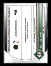 2025-26 Bowman Chrome Green Mojo Refractors Max Shulga #/99 #BCV-53