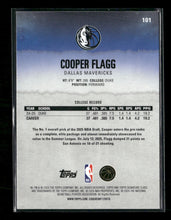 2025-26 Topps Signature Class Cooper Flagg Rookie #101