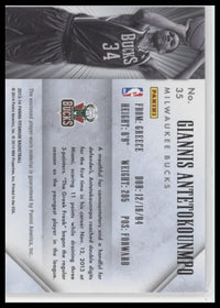 2013-14 Panini Titanium Rookie Jerseys Giannis Antetokounmpo #/325 #35