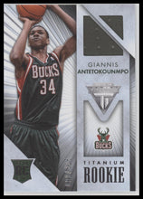2013-14 Panini Titanium Rookie Jerseys Giannis Antetokounmpo #/325 #35