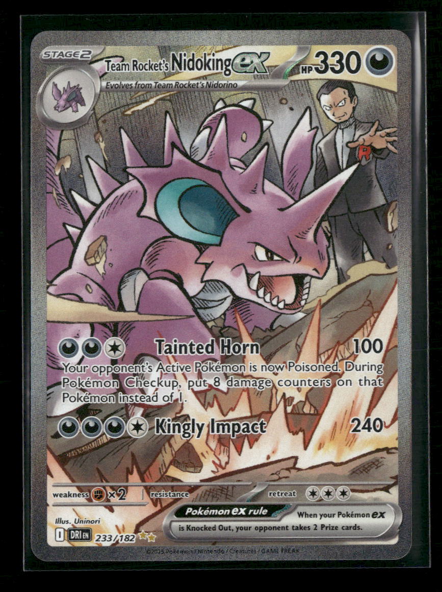 SV10: Destined Rivals Team Rocket's Nidoking ex #233/182