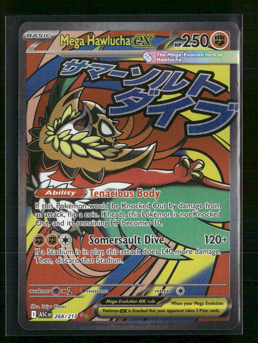 ME: Ascended Heroes Mega Hawlucha ex #268/217