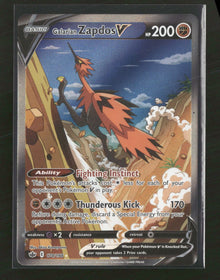 SWSH06: Chilling Reign Galarian Zapdos V (Alternate Full Art) #174/198
