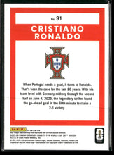 2025-26 Donruss Road to FIFA World Cup Cristiano Ronaldo #91