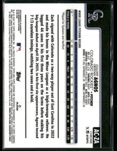 2025 Topps Chrome Update Rookie Auto Purple Speckle #/299 Zach Agnos #