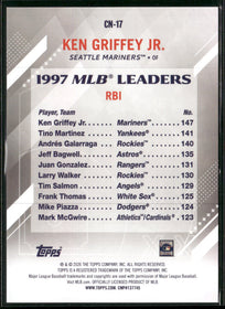 2026 Topps Crooked Numbers Blue Foil Ken Griffey Jr. #/150 #CN-17