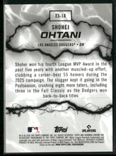 2026 Bowman Electric Sluggers Shohei Ohtani #ES-18