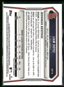 2026 Bowman Chrome Prospects Gold Refractor Liam Doyle #/50 #BCP-10