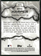 2026 Bowman Electric Sluggers Mojo Pink Refractors Bryce Harper #/199 #ES-6