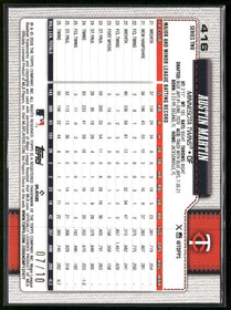 2026 Topps Black Sandglitter Austin Martin #/10 #416