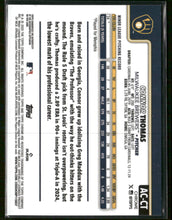 2025 Topps Chrome Update Auto Gold Refractor #/50 Connor Thomas #AC-CT