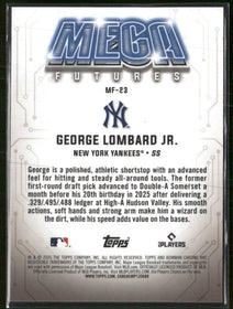 2026 Bowman Mega Futures George Lombard Jr. #MF-23