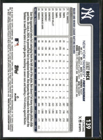 2025 Topps Chrome Sepia Refractors Ben Rice Rookie #139