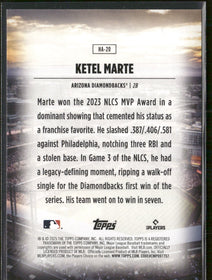 2025 Topps Home Field Advantage Ketel Marte #HA-20
