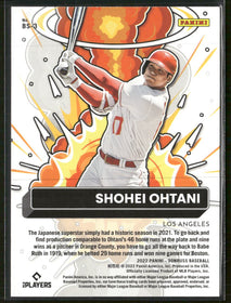 2022 Donruss Bomb Squad Rapture Shohei Ohtani #BS-3