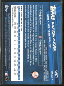 2017 Topps Aaron Judge Rookie #287