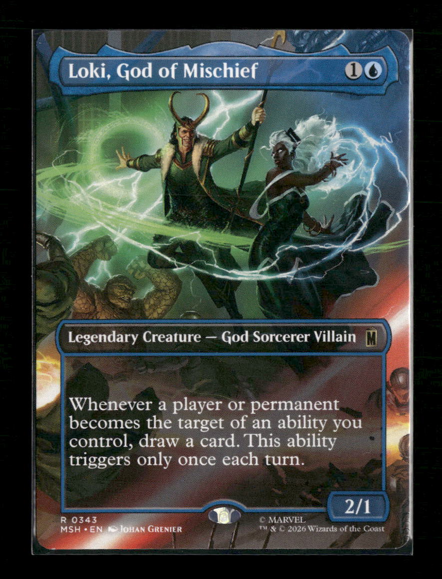 Marvel Super Heroes Loki, God of Mischief (Borderless) #343