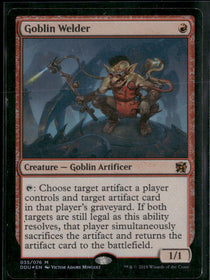 Duel Decks: Elves vs. Inventors Goblin Welder Foil #35 *Damaged*
