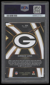 2019 Panini Select 2020 Xrc Prizm Redemption Jordan Love 9 PSA #304