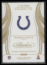 2025 Panini Flawless Honored Ink Sapphire Marshall Faulk #/10 Auto #HI-MFK