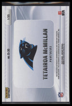 2025 Panini Instant NFL Clearly Instant Patch Auto Tetairoa McMillan /35
