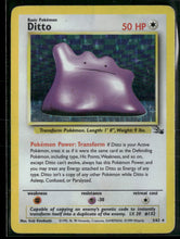 Fossil Ditto (3) #03/62 Damaged