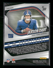 2025 Panini Prizm Black and Blue Checker Jaxson Dart #332
