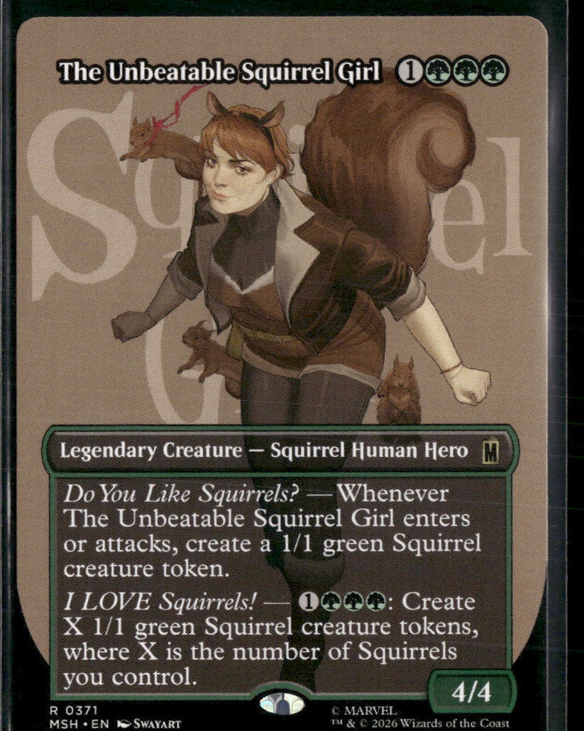 Marvel Super Heroes The Unbeatable Squirrel Girl (Borderless) #371