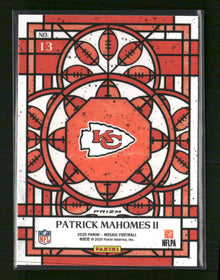 2025 Panini Mosaic Stained Glass Oversized Patrick Mahomes II #13