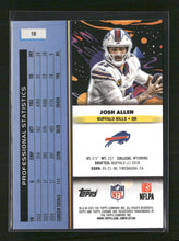 2025 Topps Chrome Cosmic Aqua Equinox Refractor Josh Allen #/199 #10